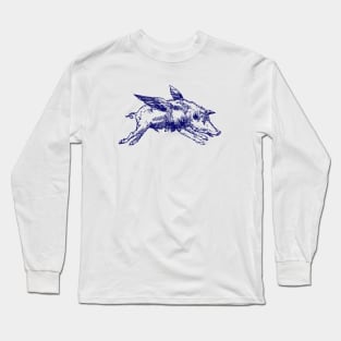 19th C. When Pigs Fly Long Sleeve T-Shirt